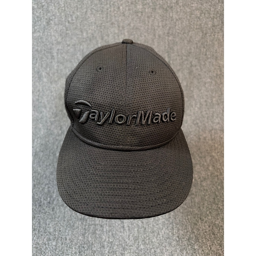 TaylorMade New Era 9FIFTY Low Profile Golf Hat Black Snapback Mesh Cap Mens OSFM